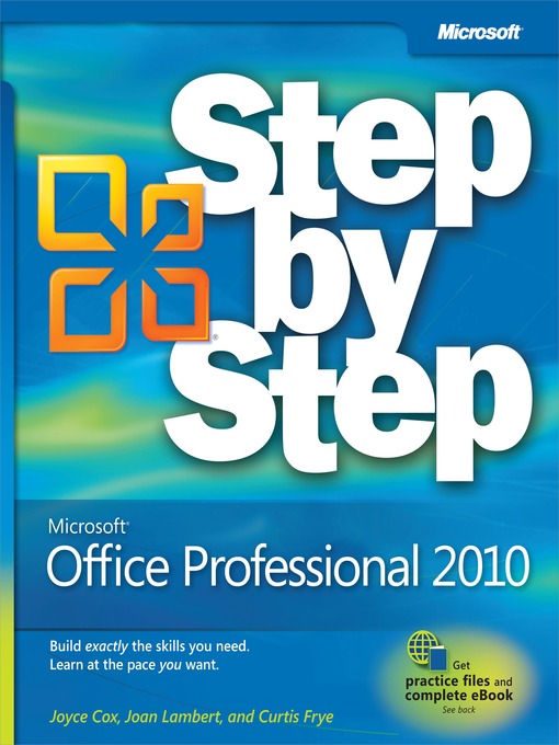 Cover image for Microsoft Office Professional 2010 Step by Step